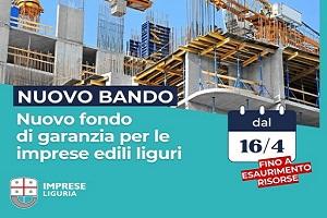 Regione Liguria - Edilizia: il 16 aprile 2024 apre il nuovo fondo di garanzia per le imprese