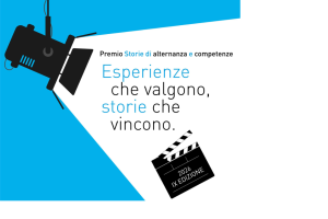 Premio Storie di Alternanza e Competenze - Anno 2026 faro che illumina la scritta