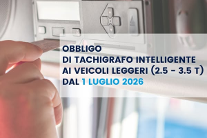 Estensione obbligo Tachigrafo ai veicoli leggeri (2.5t-3.5t)