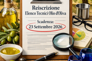 Elenco nazionale assaggiatori oli di oliva: reiscrizioni entro il 23 settembre 2026