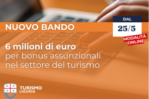 Regione Liguria - bonus assunzionali patto lavoro turismo 2026