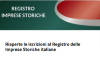 Riaperte le iscrizioni al Registro delle Imprese Storiche italiane